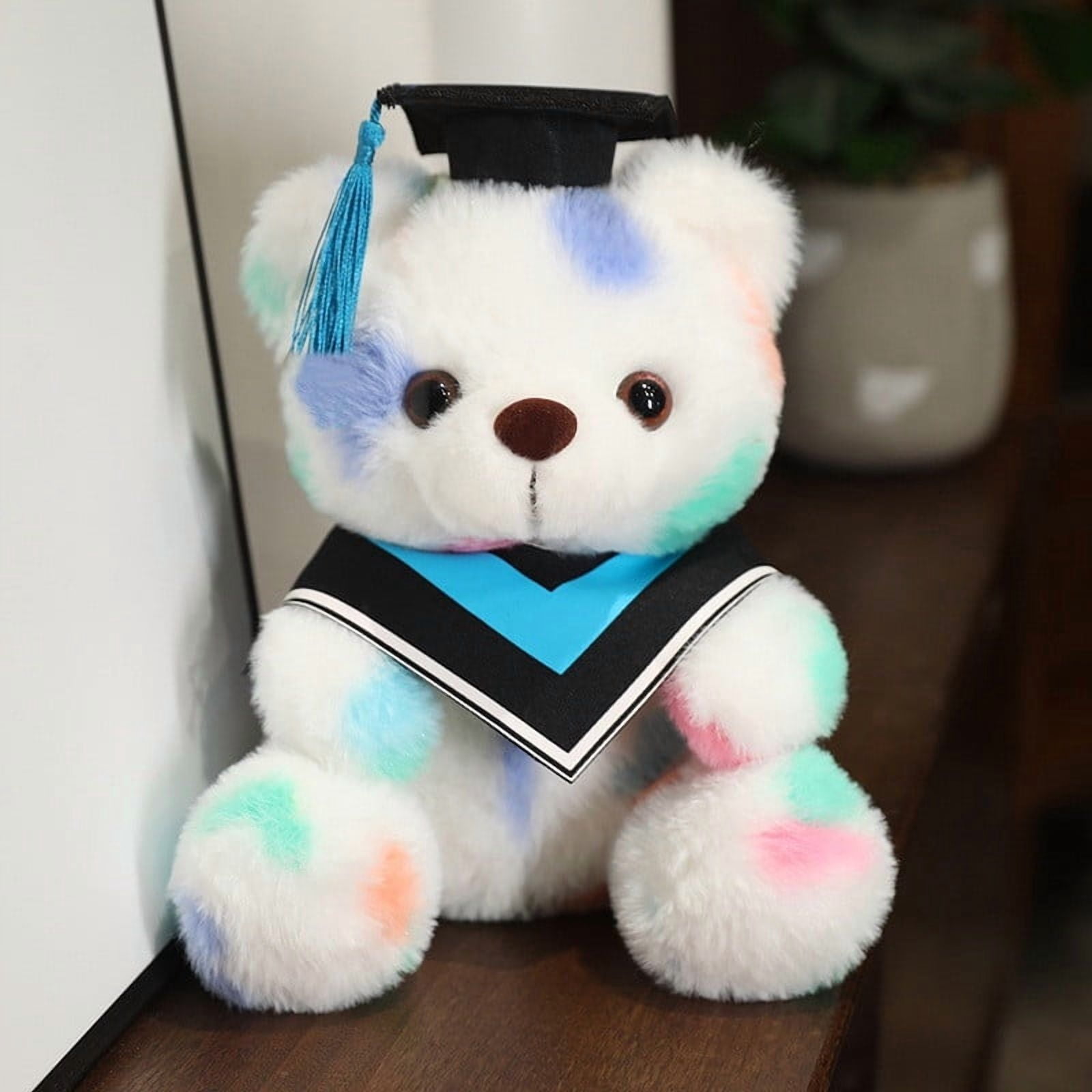 Teddy Bernas Rls Soft Plush Graduation Bear Stuffed Animal, 9 Inch Cuddly Teddy Bear ...