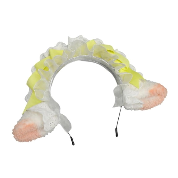 Soft Plush Lamb Ear Hairband For Adults Party Photo Headbands