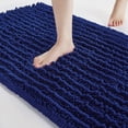 thumbnail image 1 of Soft Plush Microfiber Bathroom Rugs, Absorbent Bath Rugs Non Skid Machine Wash Dry Bath Mats for Tub,Shower and Bath Room Floor Mats (17x24inches, Classic Blue), 1 of 6