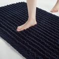 thumbnail image 1 of Soft Plush Microfiber Bathroom Rugs, Absorbent Bath Rugs Non Skid Machine Wash Dry Bath Mats for Tub,Shower and Bath Room Floor Mats (17x24inches, Navy Blue), 1 of 6