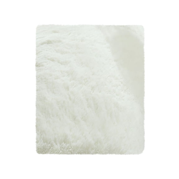 Soft Plush Non-Slip Area Rug Runner 2x6 Feet for Dining Room Bedroom Living Room Floor with Foam Backing, Durable Comfort for Youngsters Play Space and Home Decor AKLJWH | White