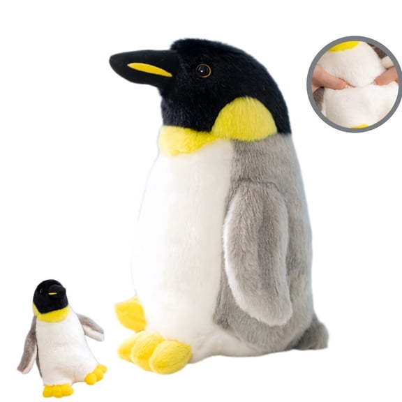 Soft Plush Penguin Stuffed Animal Doll Cute Penguin Peluche Reallife Animal Home Decor Birthday Gift