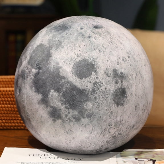 Soft Plush Planet Cushion – Realistic Space Ball Pillow, Solar System Decor & Gift for Little Explorers