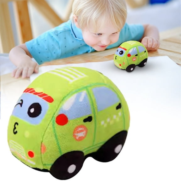 Soft Plush Police Car Stuffed Toy Super Cute Blue Squad Cars Plushie Excellent Gifts for Kids or Birthday Party 3.5 Inches（Car）