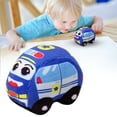 thumbnail image 1 of Soft Plush Police Car Stuffed Toy Super Cute Blue Squad Cars Plushie Excellent Gifts for Kids or Birthday Party 3.5 Inches(Police Car), 1 of 9
