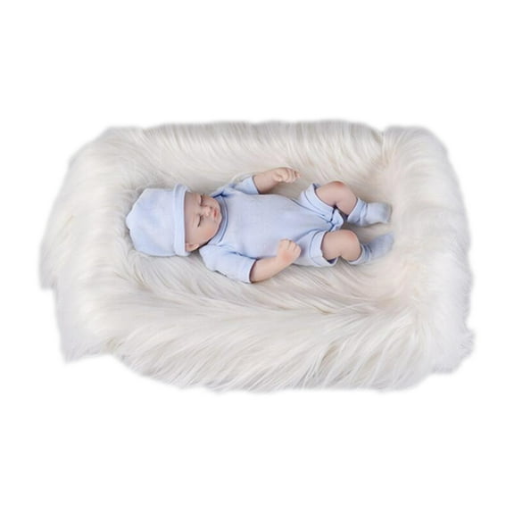 Soft Plush Rug Photo Background Cloth Artificial Cushion for Desktop Photography Jewelry Watches Cosmetic Art
