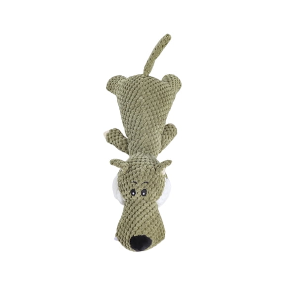 Soft Plush Shape Dog Chewing Toy with Noise Maker Squeaky Chew Toy for Aggressive Chewers Teething and Fetching