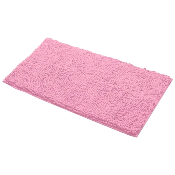 Soft Plush Shower 20 X 30'' Mat 1'' Microfiber Material Absorbent Shaggy Rug. Machine Wash & Dry