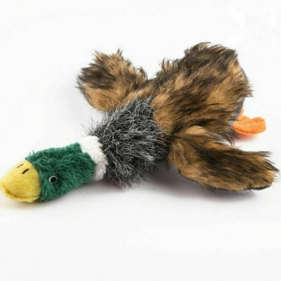 Soft Plush Squeaky Duck Toy for Pets for Chewing and Playing, Durable Material, Random Color