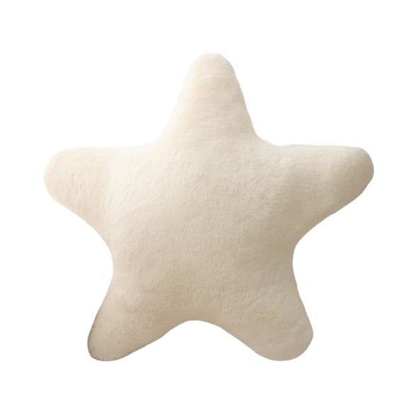 Soft Plush Star-Shaped Pillow for Kids and Adults Cozy Decorative Cushion for Home or Nursery Decor, Pink
