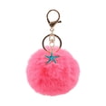 thumbnail image 1 of Soft Plush Starfishes Keychain Accessory Sturdy Starfishes Furry Sphere Keychain Key Chain Accessory for Fashion Lovers, 1 of 8
