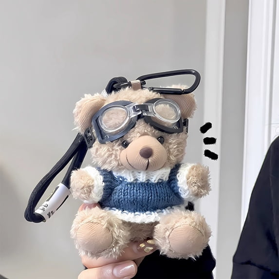 Soft Plush Stuffed Animal Toy - Cute Decorative Companion Gift for Holidays Birthdays - Fabric with Excellent Resilience - Portable Keychain Accessory