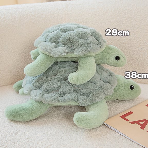 Soft Plush Stuffed Turtle Pillow Toy - 11/14.9 Inch Kawaii Stuffed Animal for Klds, Cute Nap Pillow, Gift for Easter Valentine's Day, Party Favors, Classroom Rewards, Home Decor (Machine Washable)