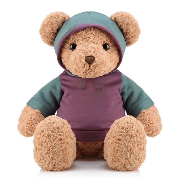Soft Plush Teddy Bear Stuffed Animals, Cuddly Fluffy Teddy Bear Plush Toys, Huggable Decorative Pillow for Bedroom, Nursery, Gift for Birthday Valentine’s Day - 19.7 inch