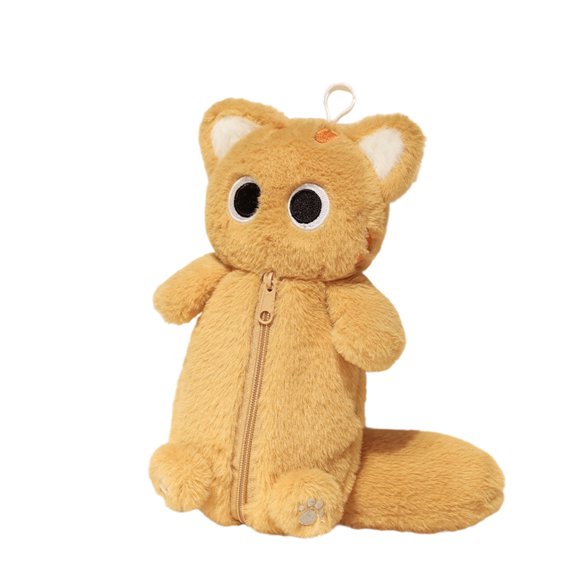 Plush Pen Bag Large Capacity Pencil Case Lovely Pencil Pouch Cartoon Bear Pencil Bag Desk Organizers for Student