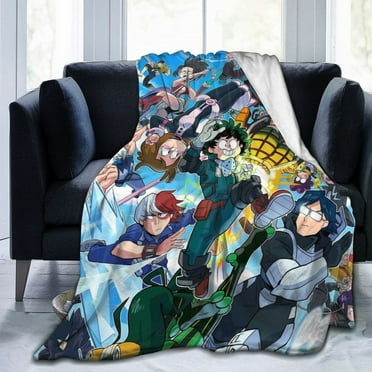 Soft Plush Throw Blanket My Hero Academia Fleece Blankets for Sofa Bed Travel 40"x30"
