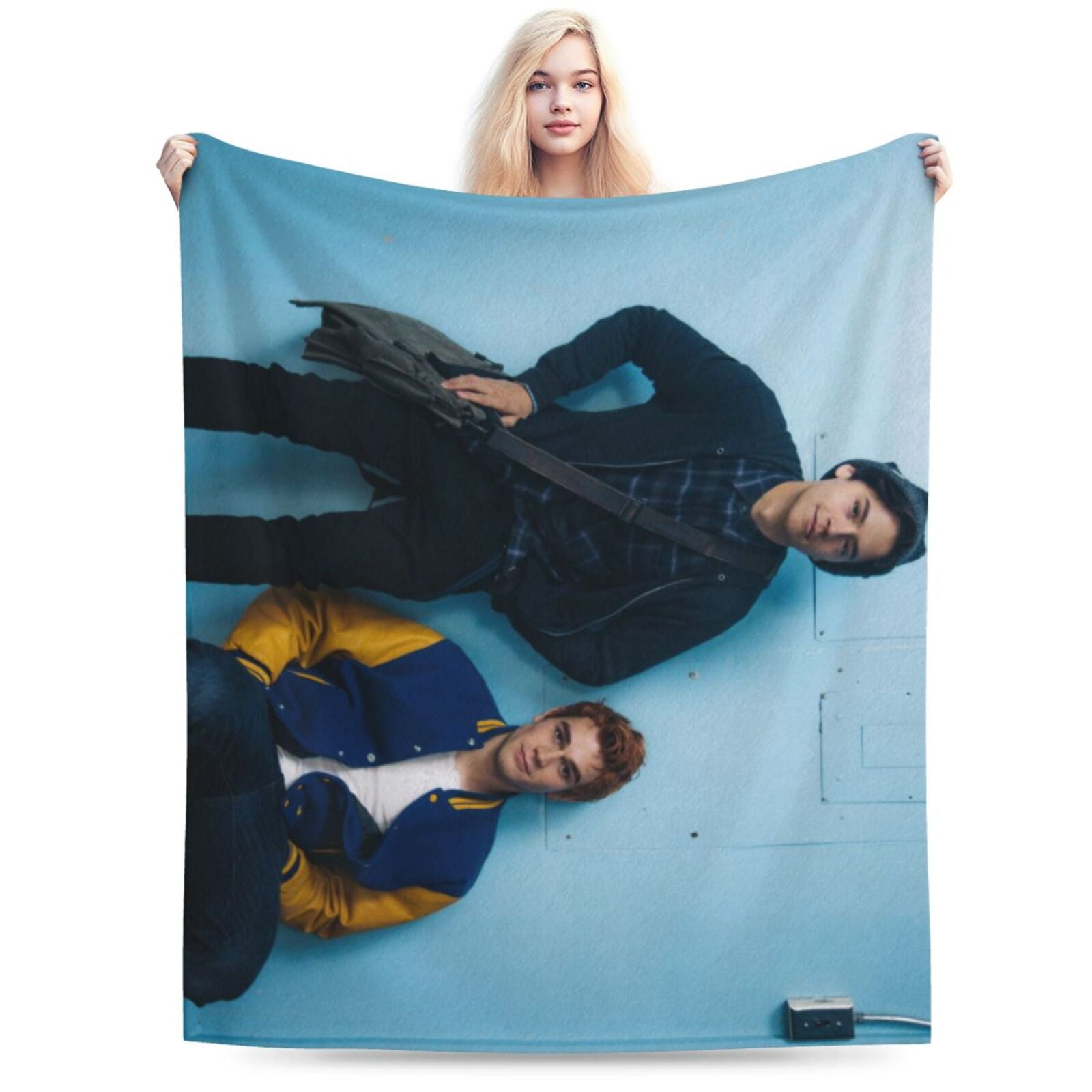 Soft Plush Throw Blanket Riverdale Fleece Blankets for Sofa Bed Travel 40 x30 Walmart