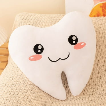 Soft Plush Tooth Pillow for Kids Cute Tooth Pillow for Tooth Keepsake Tooth Pillow for Bedtime and Nursery Decor Ideal for Boys and Girls