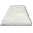 thumbnail image 1 of Soft Plush White Fur Area Rug 2 x 4ft Shaggy Fluffy Rugs Rectangular Carpet Floor Mat for Bedroom Living Room Nursery Modern Decor, 1 of 8