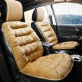 thumbnail image 1 of Soft Polyester Car Seat Cover Front Rear Pad Cushion Warm Auto Protector for Winter Driving 1-Piece, 1 of 6