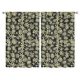 thumbnail image 1 of Soft Polyester Floral Blackout Curtains for Living Room, 2 Panels 52x84 Inch, 84 Inch Length Drapes for Bedroom or Home Office, 1 of 2
