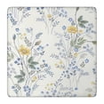 thumbnail image 1 of Soft Polyester Floral Square Tablecloth with Elastic Edge, Premium Polyester with Water-Repellent Coating Perfect for 36x36 Inch Tables, Easy to Clean and Maintain, 1 of 6