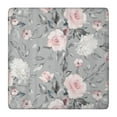 thumbnail image 1 of Soft Polyester Floral Square Tablecloth with Elastic Edge, Premium Polyester with Water-Repellent Coating Perfect for 36x36 Inch Tables, Lightweight and Wrinkle-Resistant, 1 of 5
