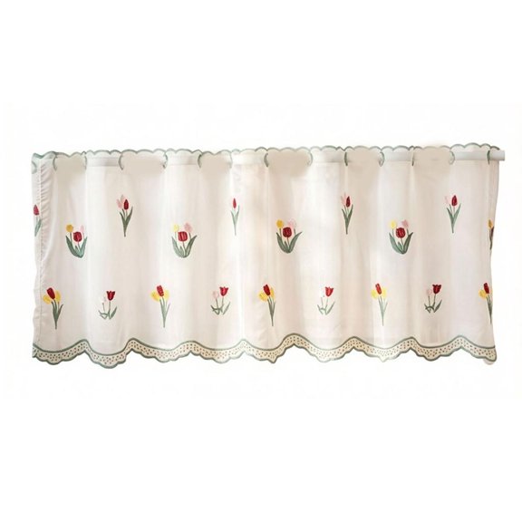 Soft Polyester Semi Sheer Curtain Panel Easy Hanging Perfect For Renters And Apartments Modern Window Curtain Drapes