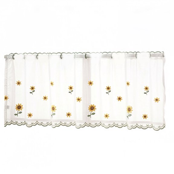 Soft Polyester Semi Sheer Curtain Panel Easy Perfect For Renters And Apartments Modern Window Curtain Drapes