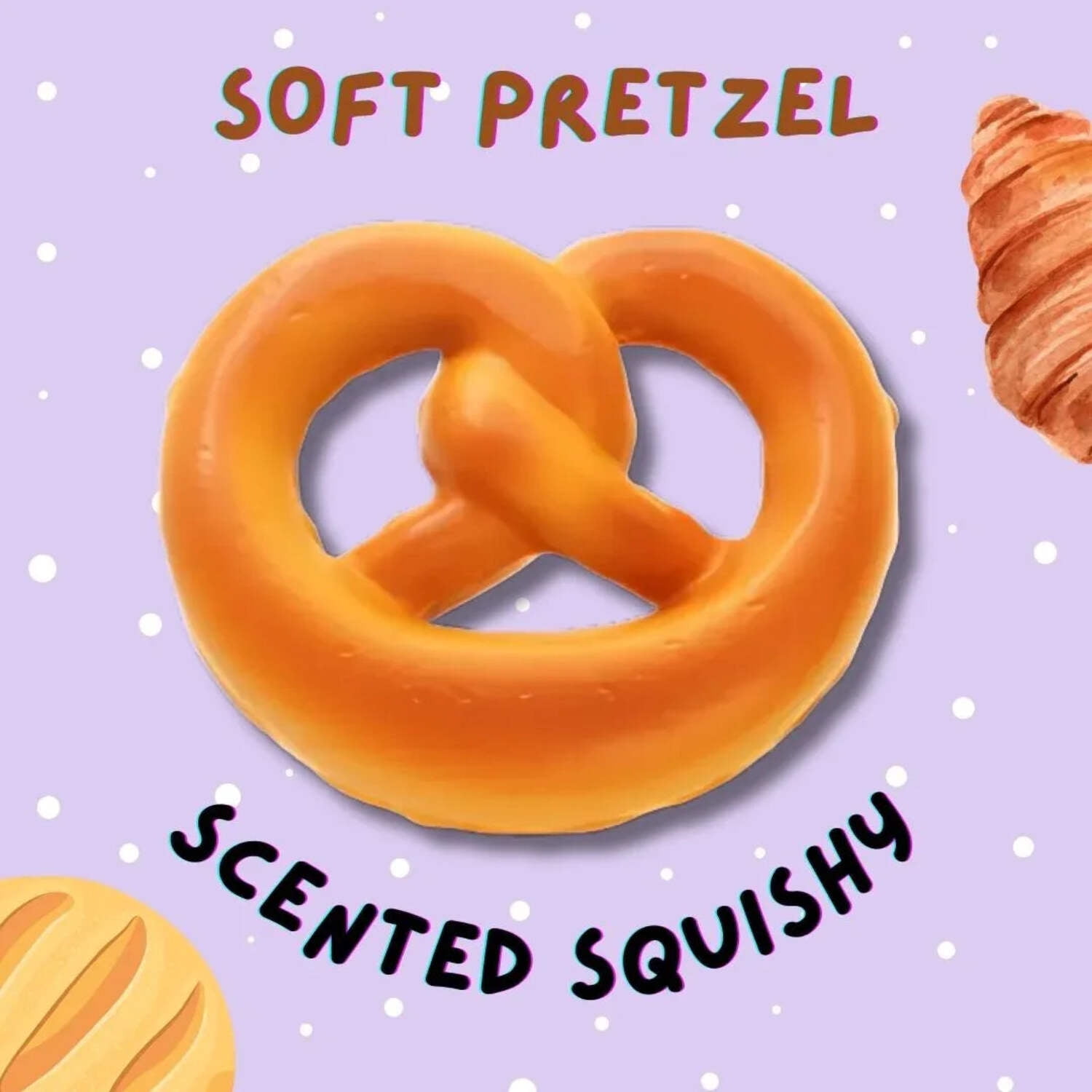 Soft Pretzel Scented Squishy