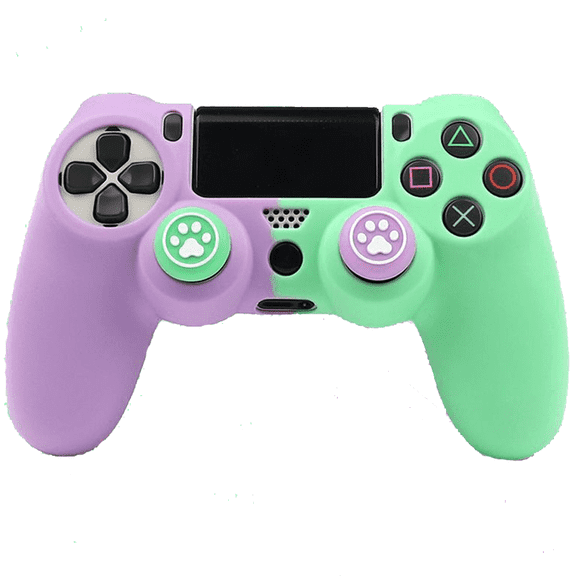 Soft Protective Case Cover for PS4 Controller,Cover Skin Protector for PS4 Slim/PS4 Pro Controller Games Accessories