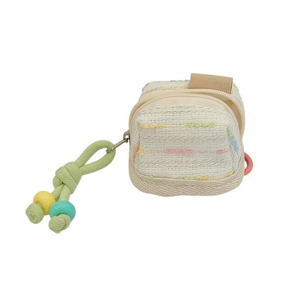 Soft Protective Case For Wireless Bluetooth Earphones Made Of Polyester Durable Portable Storage Case With Clip For Backpack Zippers Keychains Vanity Box