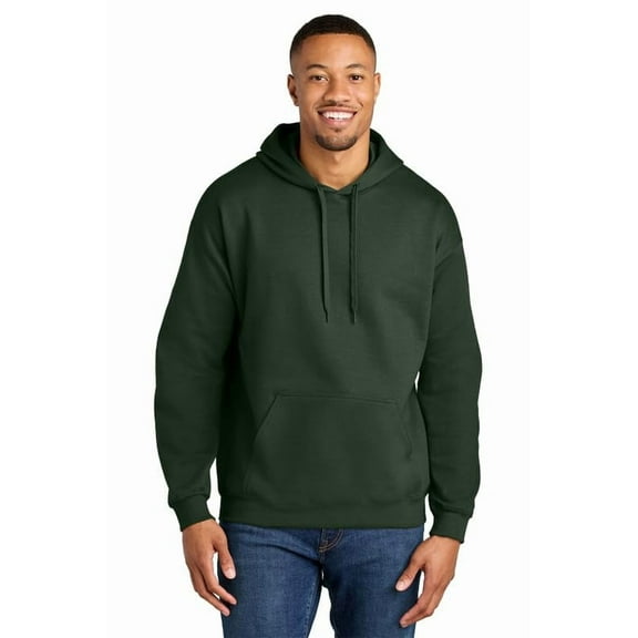 Soft Pullover Hooded Sweatshirt Pullover Hoodie (Forest Green-Small)
