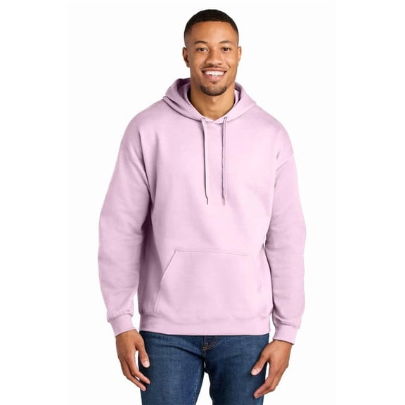 Soft Pullover Hooded Sweatshirt Pullover Hoodie (Light Pink-4X-Large)