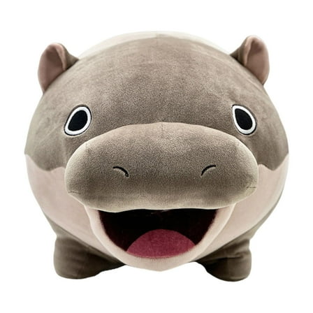 Soft Pygmy Hippoes Plushie Toy Hippopotamus Stuffeds Pillow for Kids and Adults