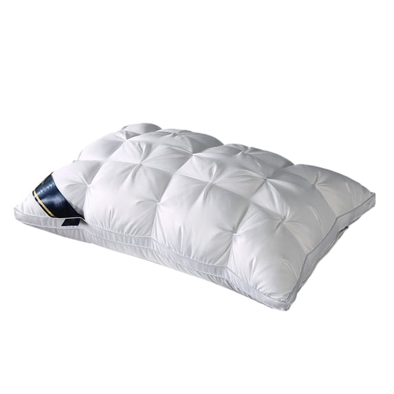Soft Quilted Down Alternative Pillow for Sleeping Plush Hypoallergenic Bed Pillow with Comfortable Support for Back Stomach Sleeper White 26" X 17" X 5"