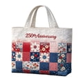 thumbnail image 1 of Soft Quilted Patriotic Daily Tote Bag Large Inner Storage Comfort Shoulder Straps Lightweight Reusable Shopping Handbag For Women, 1 of 7
