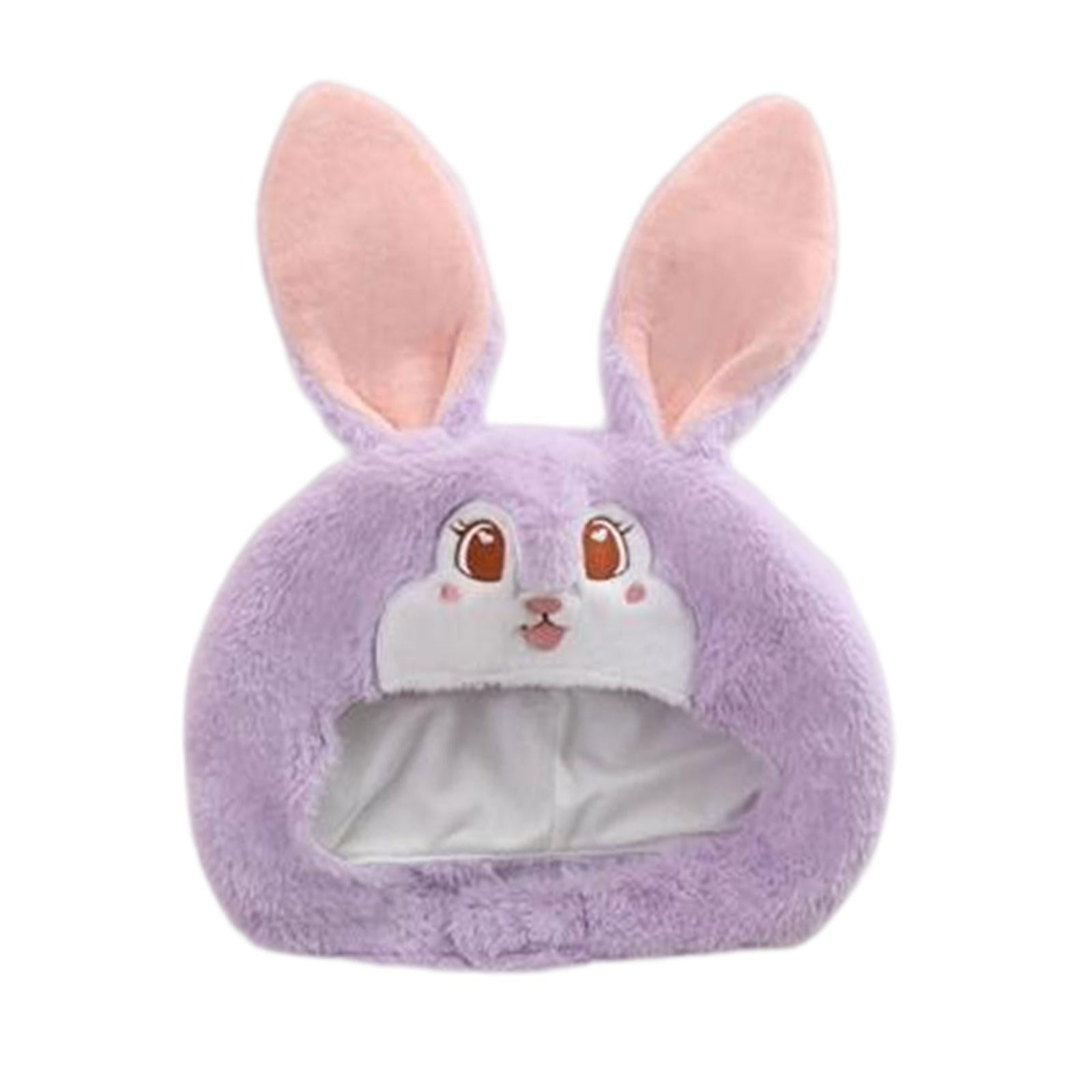 Soft Rabbit Hat Bunny Ears Apparel Clothes Costume Head Warmer Headgear ...