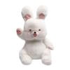 Soft Rabbit Plush Toy, Creative & Interactive Poseable Doll with Movable Arms, Perfect Gift for Child-ren, Desktop Decoration or Comfort Companion