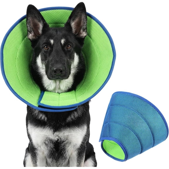 Soft Recovery Dog Cone Collar Washable Dirt-Resistant for All Sizes(1, M(11.8-13.8"))
