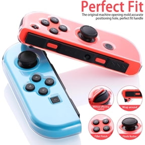 Soft Replacement Shell Case for Nintendo Switch Joy-Con, Clear TPU Protective Cover Case Compatible with NS Joy Cons Handheld Controller