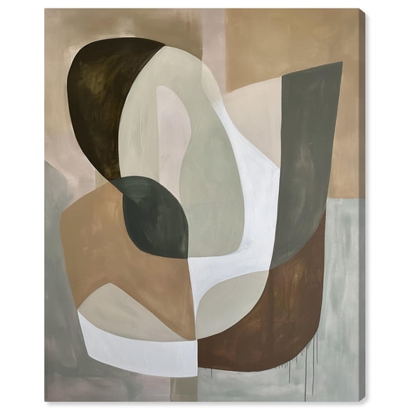 Soft Reverberations II Canvas Midcentury Abstracts by Art Remedy, Gallery Wrapped, 30 x 36