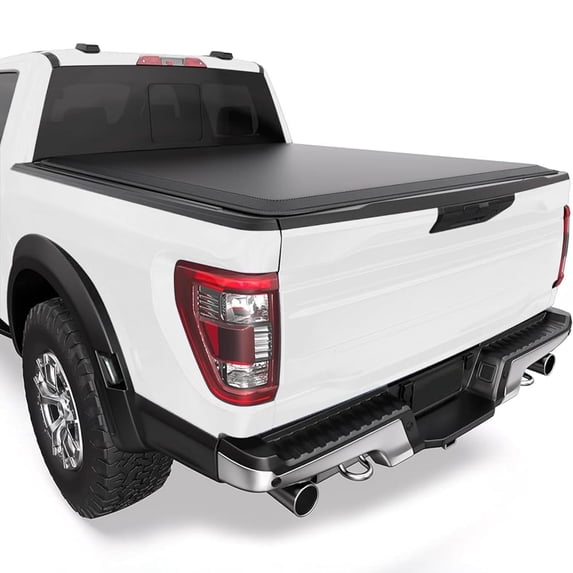 Soft Roll-Up Truck Bed Tonneau Cover Compatible with 2019-2026 Ford Ranger 5' 1" (61") Bed | Not fit Cargo Management Rails
