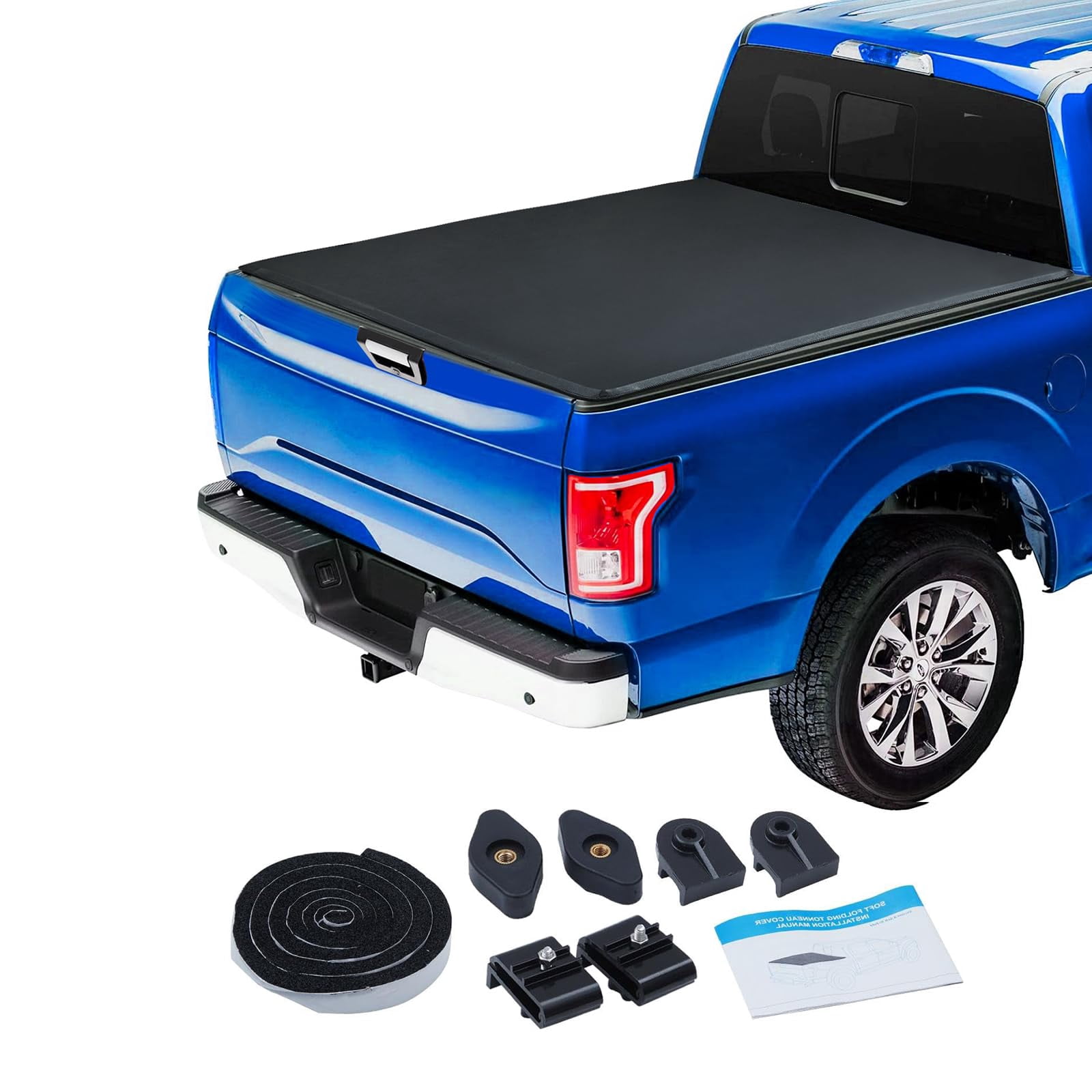 Soft Roll-up Truck Bed Cover Compatible with 2007-2023 Chevrolet ...