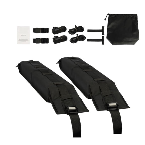 Soft Roof Rack Pads 31.5", Universal Car Roof Rack Pad, 176LBS Capacity for Kayak SUP Snowboard - with Tie Down Straps & Storage Bag