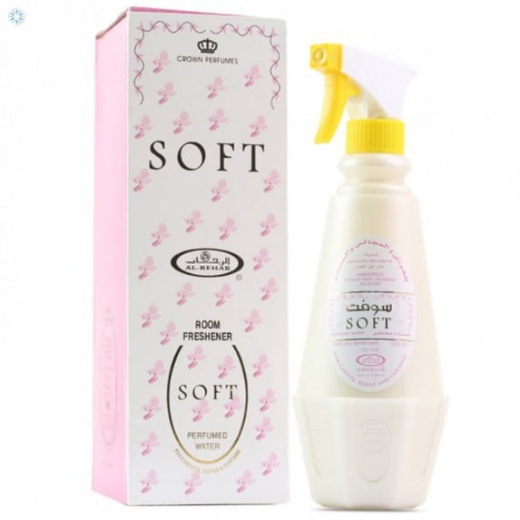 Soft Room Freshener by Al-Rehab (500 ml - 16.90 Fl oz) - 3 pack