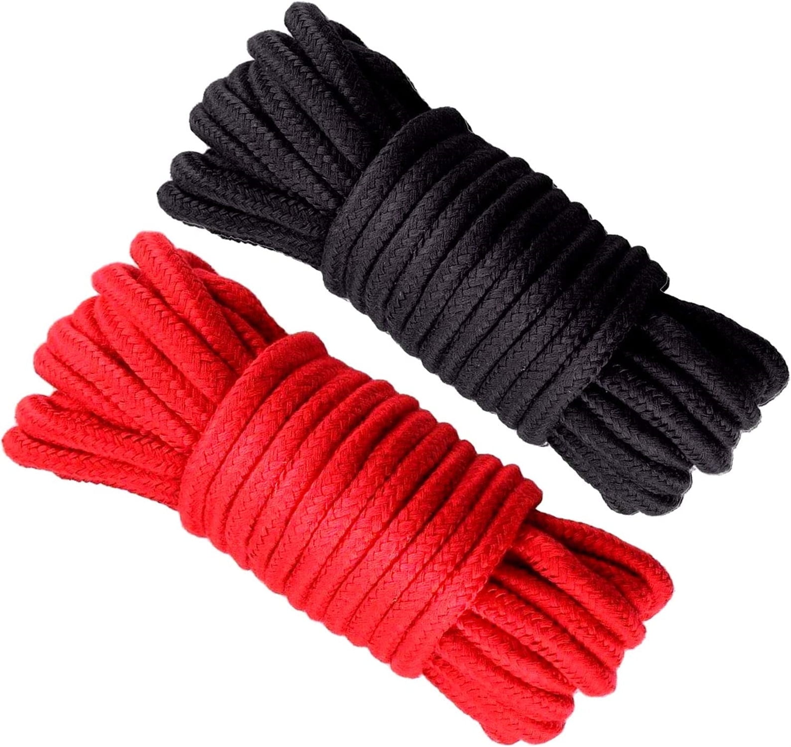 日本未入荷 CRAFTD London ROPE SET Casewin 2Pack Black Natural Twine Fiber Soft Cotton Rope, 10