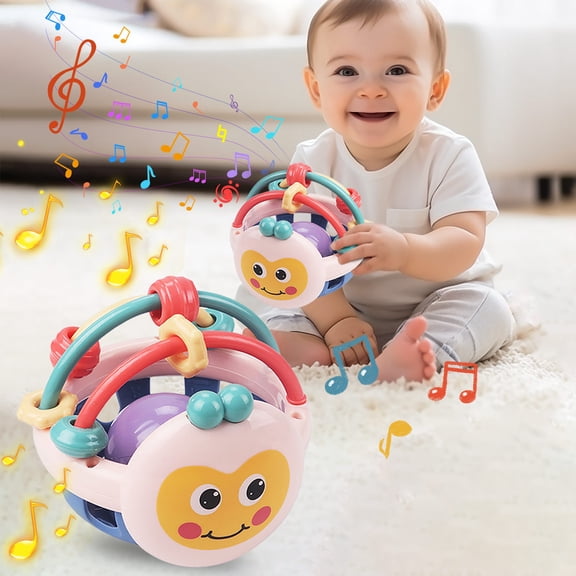 Soft Rubber Bee Shaped Sound Ornament Food Grade Rubber Tactile Sculpture Portable Indoor Leisure Decor Multi Texture Surface Entertainment Figurine Durable Structure Daily Use Decorative Ornament