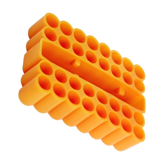 Soft Rubber Drill Bit Storage Tray Organization 32 Holes Screwdriver Bit Holder Hexagonal Screwdriver Head Drill Stand