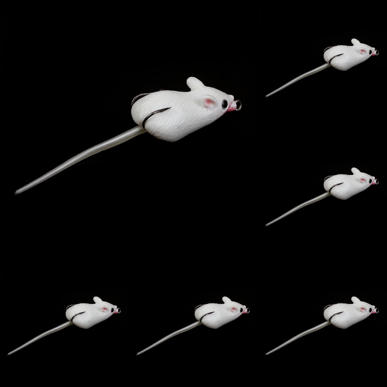 Soft Rubber Fishing Top Water Tackle Hooks Bass WH Hooks Set Stuff for